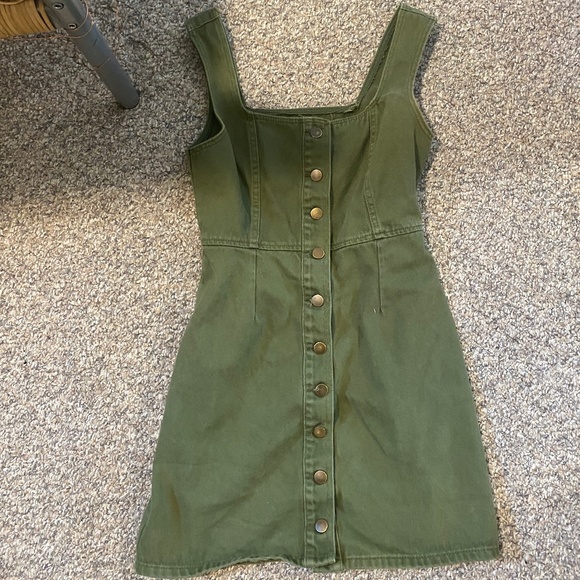 Urban Outfitters Dresses & Skirts - Green jean dress